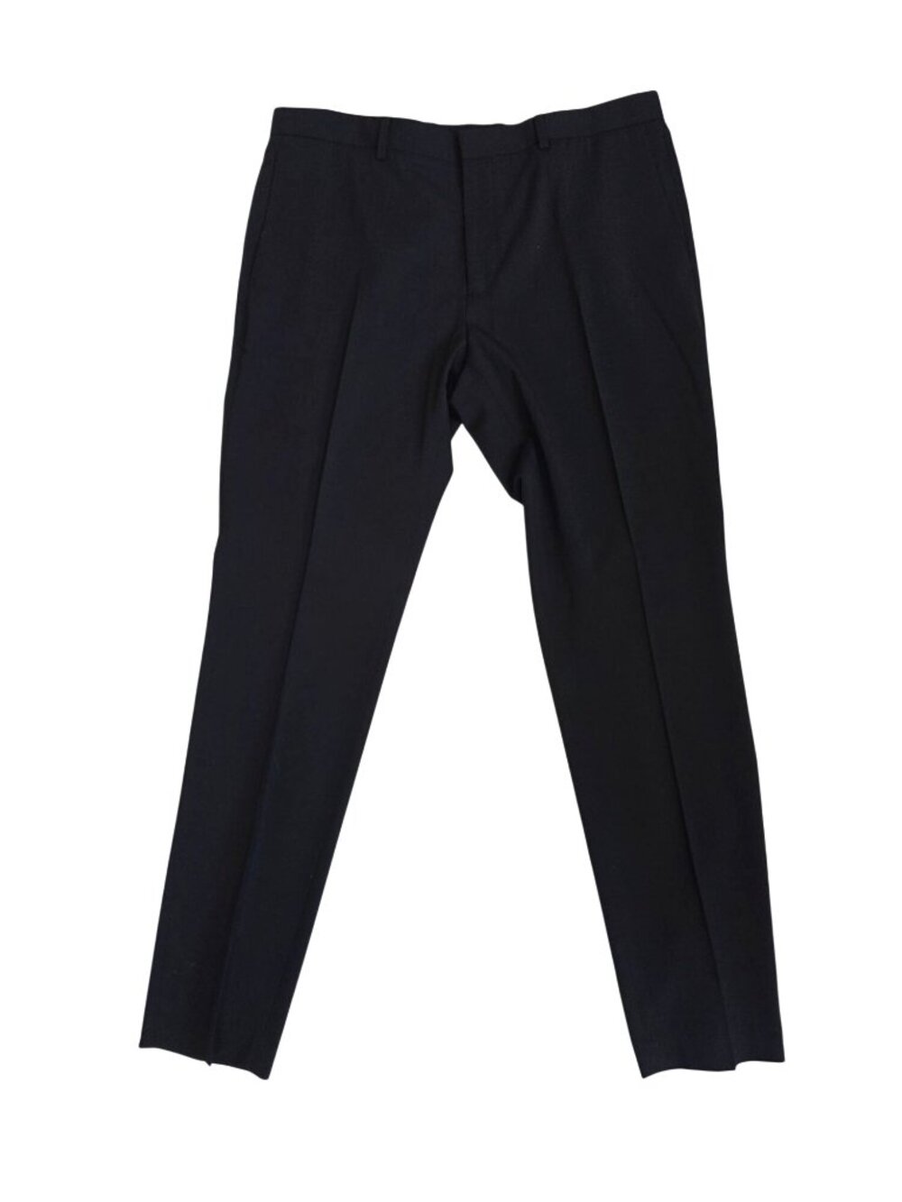 Theory Zaine H Sartorial Seer Wool-Blend Trousers Size 36 Eclipse Blue Slim Fit